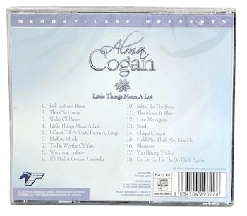 Alma Cogan, Little Things Mean A Lot, CD NY