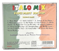 Italo Mix, Dance Party Non Stop Vol 3, 3 CD NY