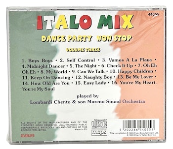 Italo Mix, Dance Party Non Stop Vol 3, 3 CD NY