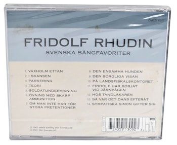 Svenska Sångfavoriter, Fridolf Rhudin, CD NY