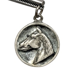 Bengt Blomqvist, Pewter horse pendant, Denmark, signed