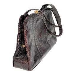 Vintage handväskor axelväska, klassisk GN skinnväska