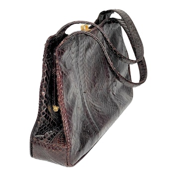 Vintage handbags shoulder bag, classic leather bag