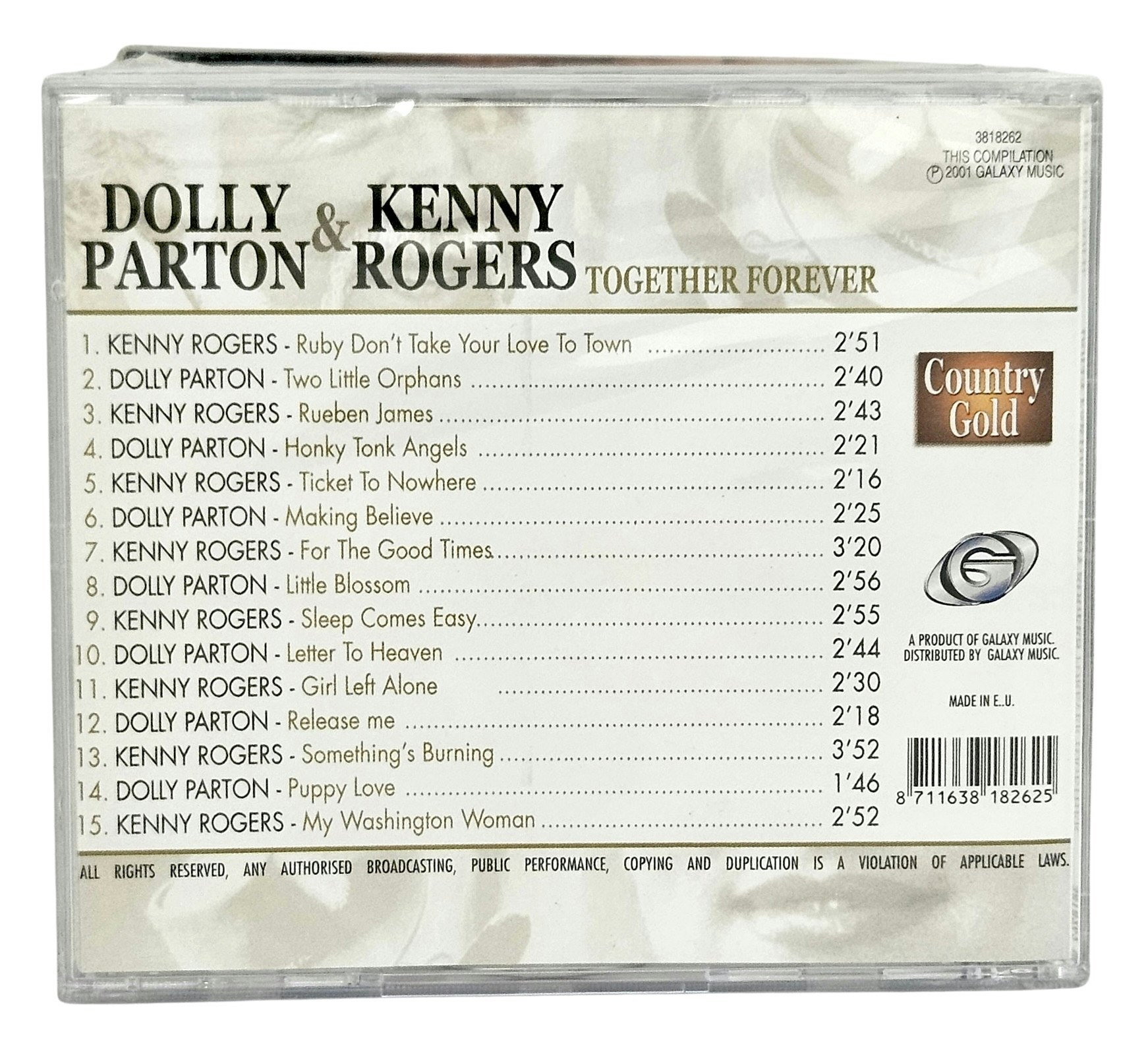 Dolly Parton And Kenny Rogers, Country Gold, CD NY