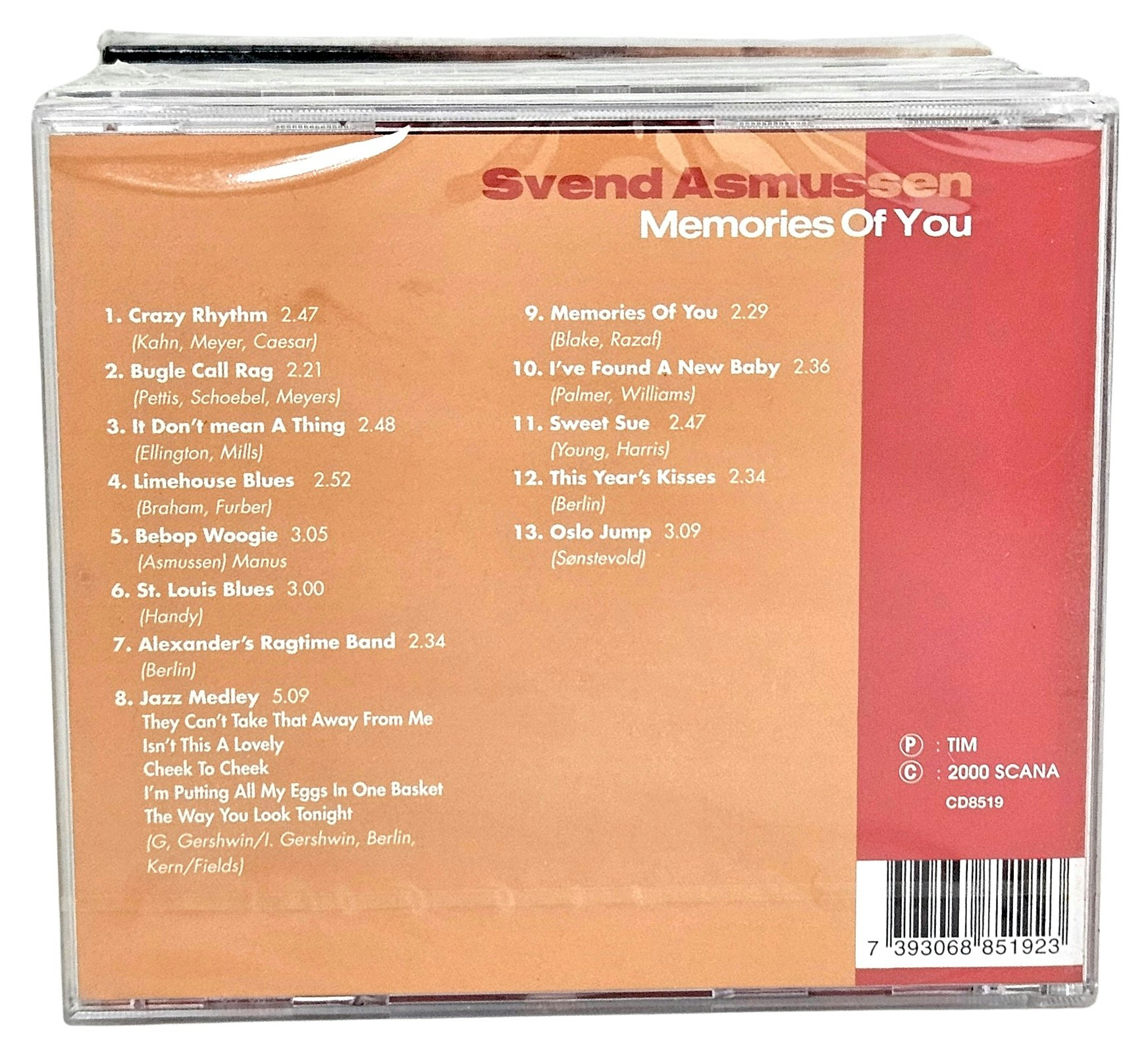 Svend Asmussen, Memories Of You, CD NY