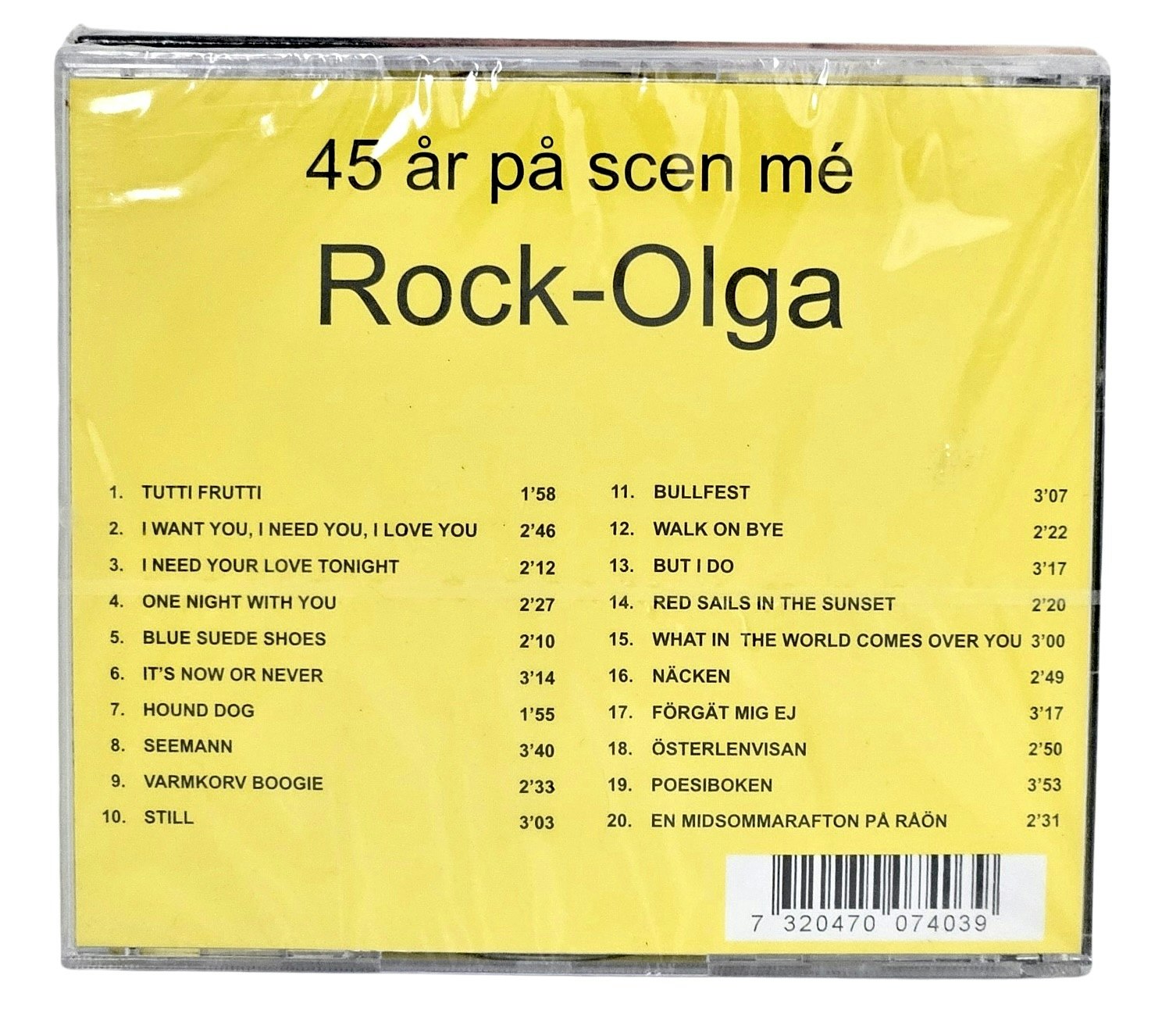 45 Års På Scen Me Rock Olga, CD NY