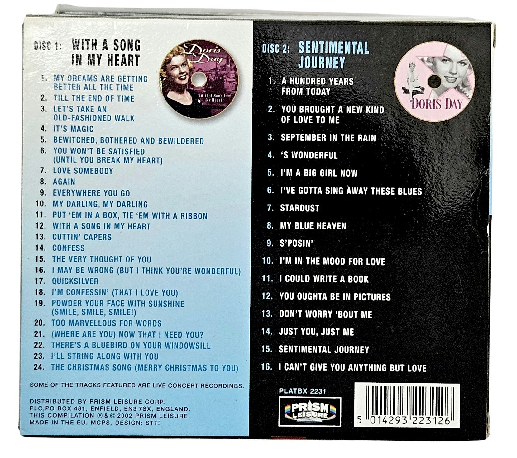 Doris Day, 40 Magic Memories, CD NY