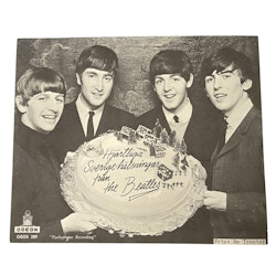 Beatlesi, pocztówka od oficjalnego fanklubu Beatlesów