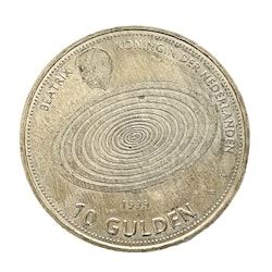 10 Gulden - Beatrix Millennium silver mynt 1999-2000