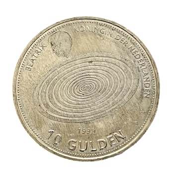 10 Gulden - Beatrix Millennium silver coin 1999-2000
