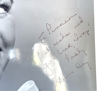 Doris Day - Autograf, Amerikansk sångerska & skådespelare