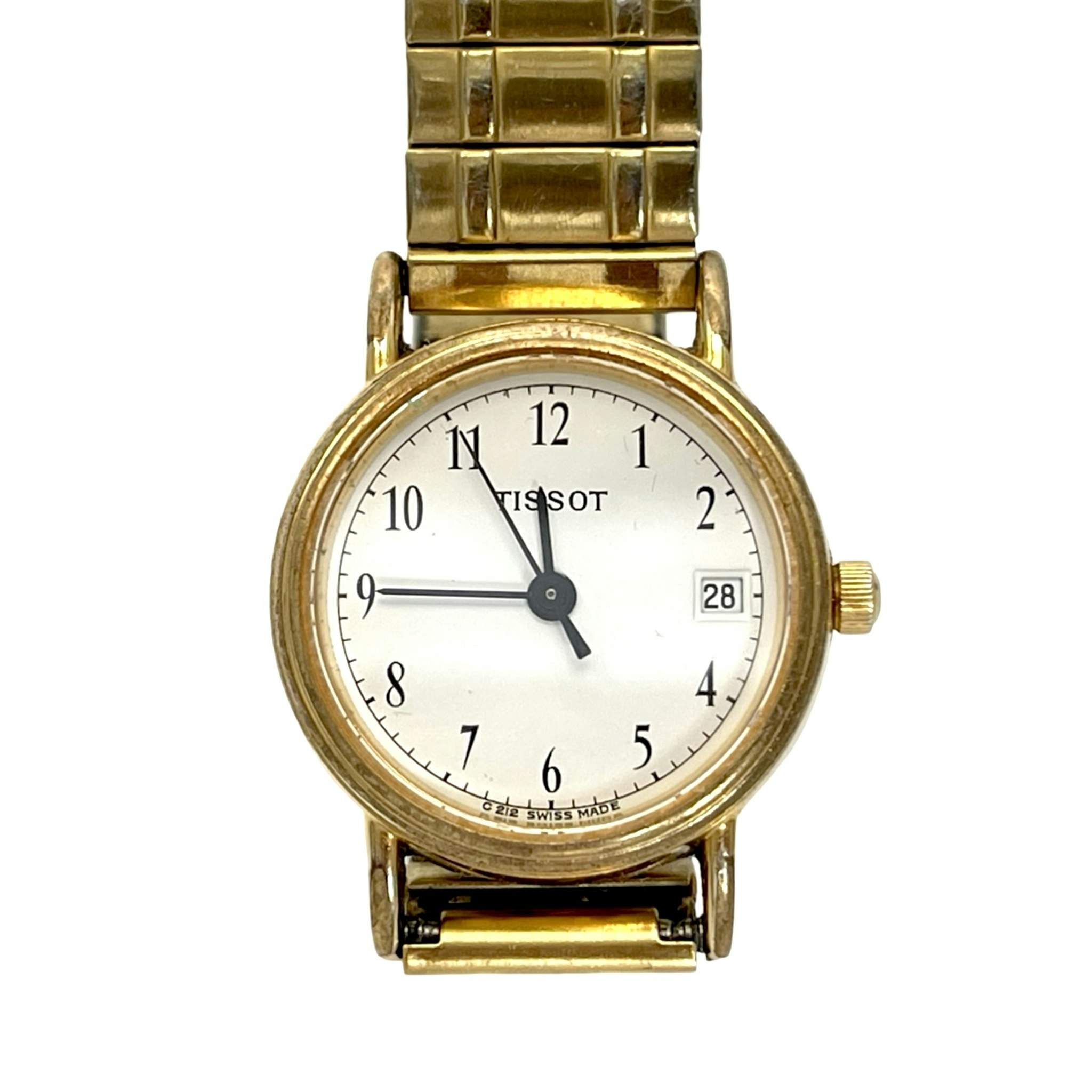 Tissot C212K con cristal de zafiro reloj de pulsera para mujer