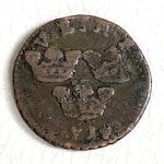 Moneta svedese da 1 Öre KM 1719