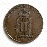 Szwedzka moneta 5 ÖRE 1899