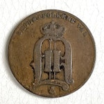 5 ÖRE 1884 Swedish Coin