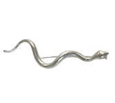 Brooch Snake, Sterling Silver GFAB 925s