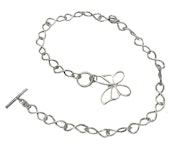 Butterfly necklace, sterling silver 925