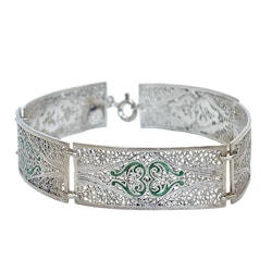Rosas portugal DE - Silver - Filigran armband