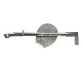 Zilveren broche Ritter 1920 pin met hoefijzer