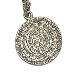 Collana greca Festo in argento con pendente