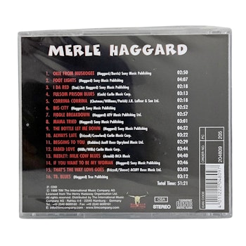 Merle Haggard, CD NY