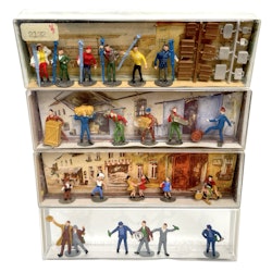 Merten 4 st, Miniatyr figurer HO 2398, 2240, 2197, 2132