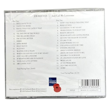 Jim Reeves, Just Call Me Lonesome, CD NY