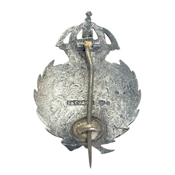 Riksvapnet i silver med lagerkrans 1931
