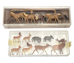 4 st, Merten miniatyr figurer HO 1002, 1003, 1005, 2408