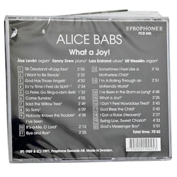 Alice Babs, What A Joy, CD NY