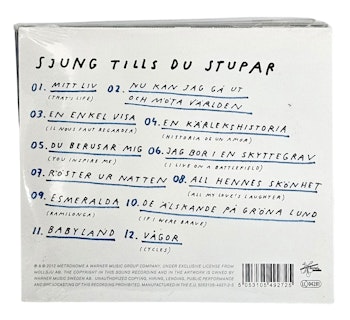 Tommy Körberg, Sjung Tills Du Stupar, CD NY