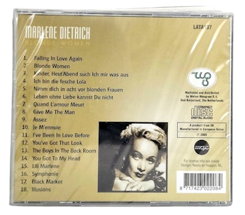 Marlene Dietrich, Blonde Women, CD NY