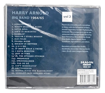 Harry Arnold, Big Band Volume 2​​​​, CD NY