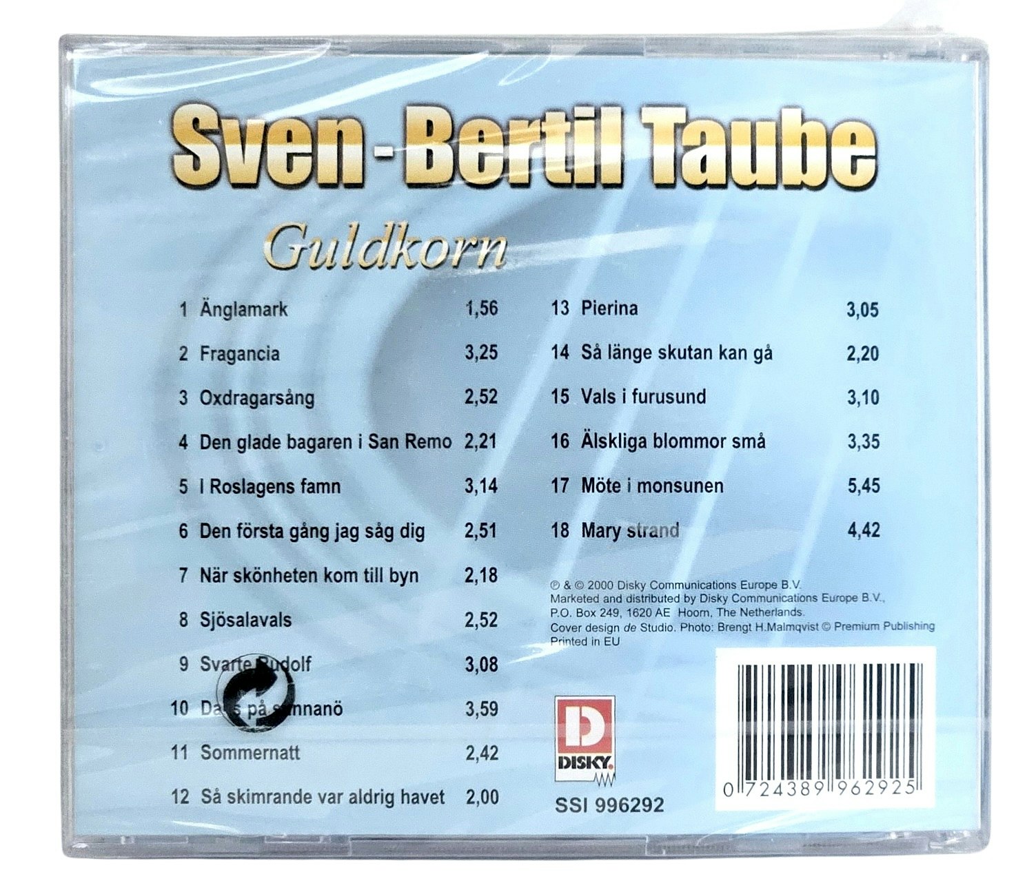 Sven Bertil Taube, Guldkorn, CD NY