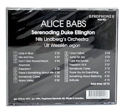 Alice Babs, Serenading Duke Ellington, CD