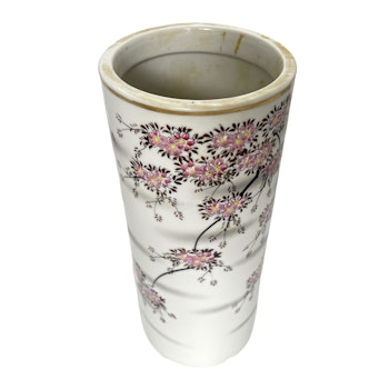Porte-pinceaux ancien, porcelaine, Chine