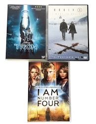 Samling av Sci-Fi Filmer 3 st