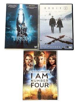 Samling av Sci-Fi Filmer 3 st