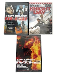 Tom Cruise Filmer, DVD Samling 3st