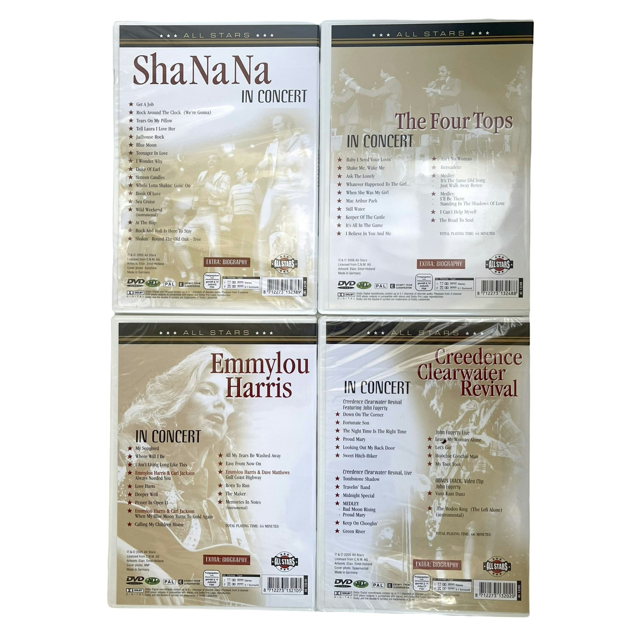 All Stars DVD Collection 4 pcs