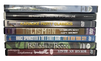 Kokoelma eri musiikkia DVD 7kpl