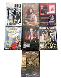 Samling av Olika Musik DVD 7st