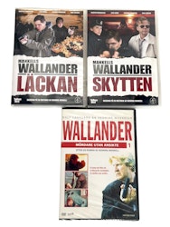 Mankells Wallander DVD Samling 3st