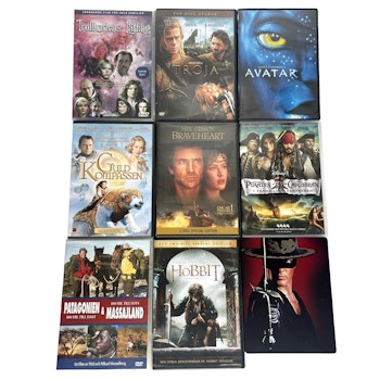 Adventure DVD Collection 9 kpl