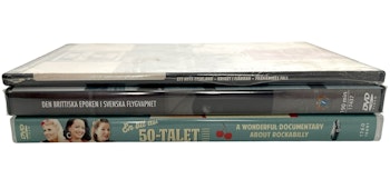 DVD-kokoelma dokumentteja 3 kpl