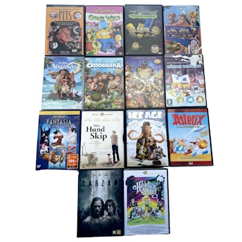 DVD Kokoelma perheelokuvia 14 kpl
