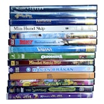 DVD-samling av familiefilmer 14 stk
