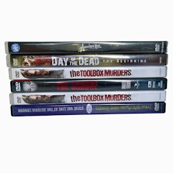 DVD Samling av Skräck Filmer 6 st