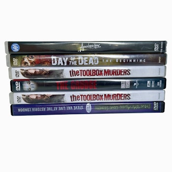 DVD-kokoelma kauhuelokuvia 6 kpl