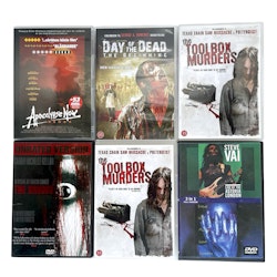 DVD Samling av Skräck Filmer 6 st
